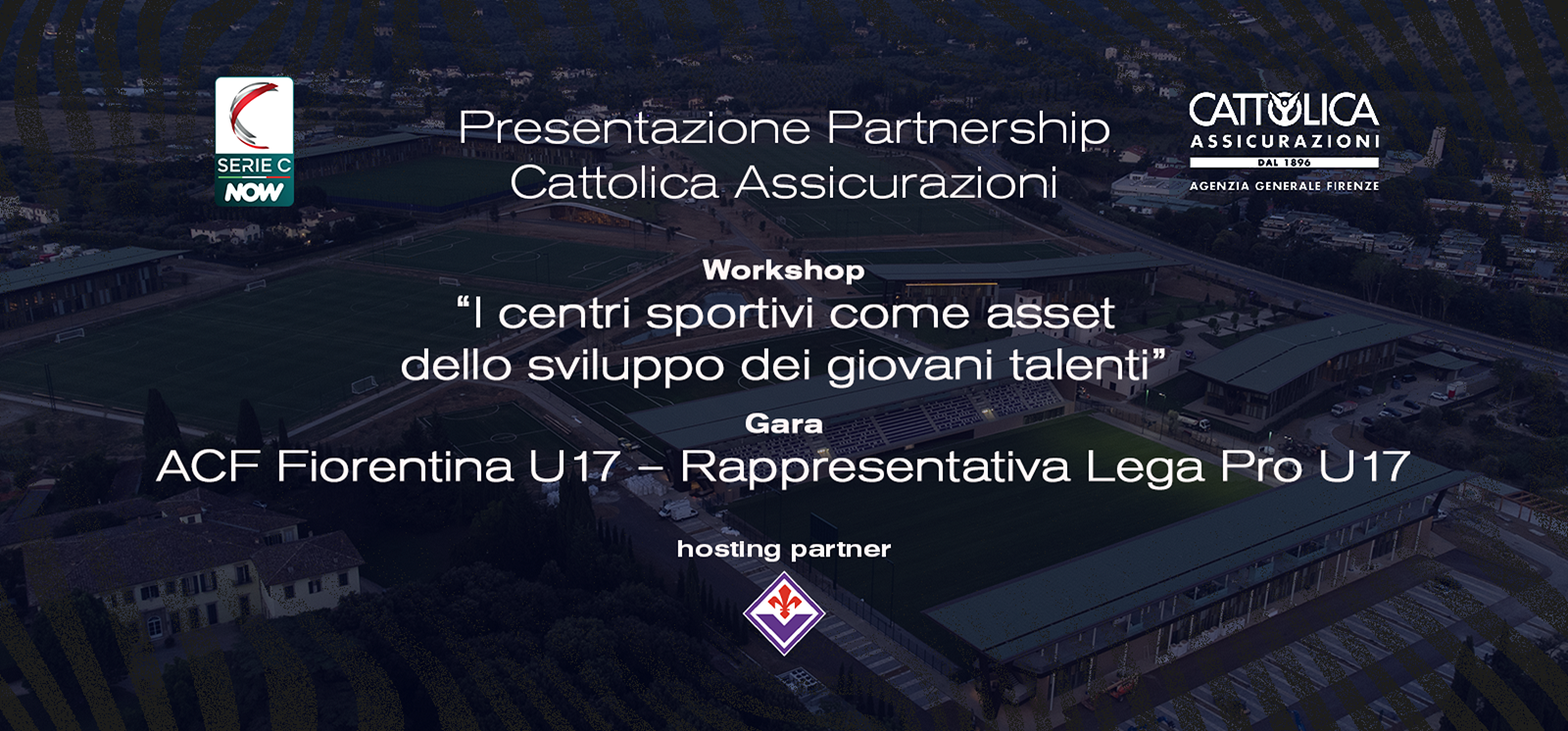 AL VIOLA PARK SI PRESENTA LA PARTNERSHIP TRA SERIE C NOW E CATTOLICA