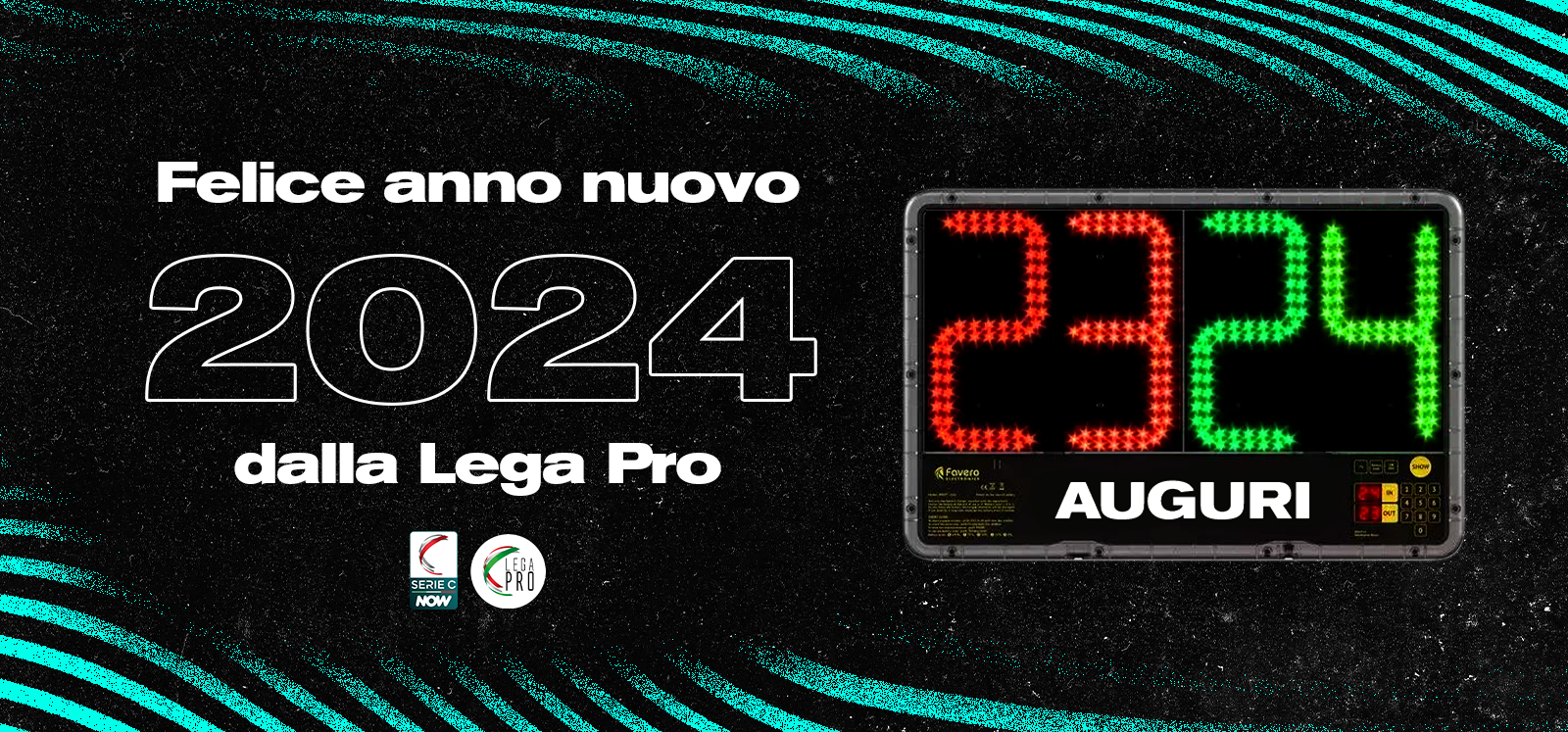 FELICE ANNO NUOVO DALLA LEGA PRO