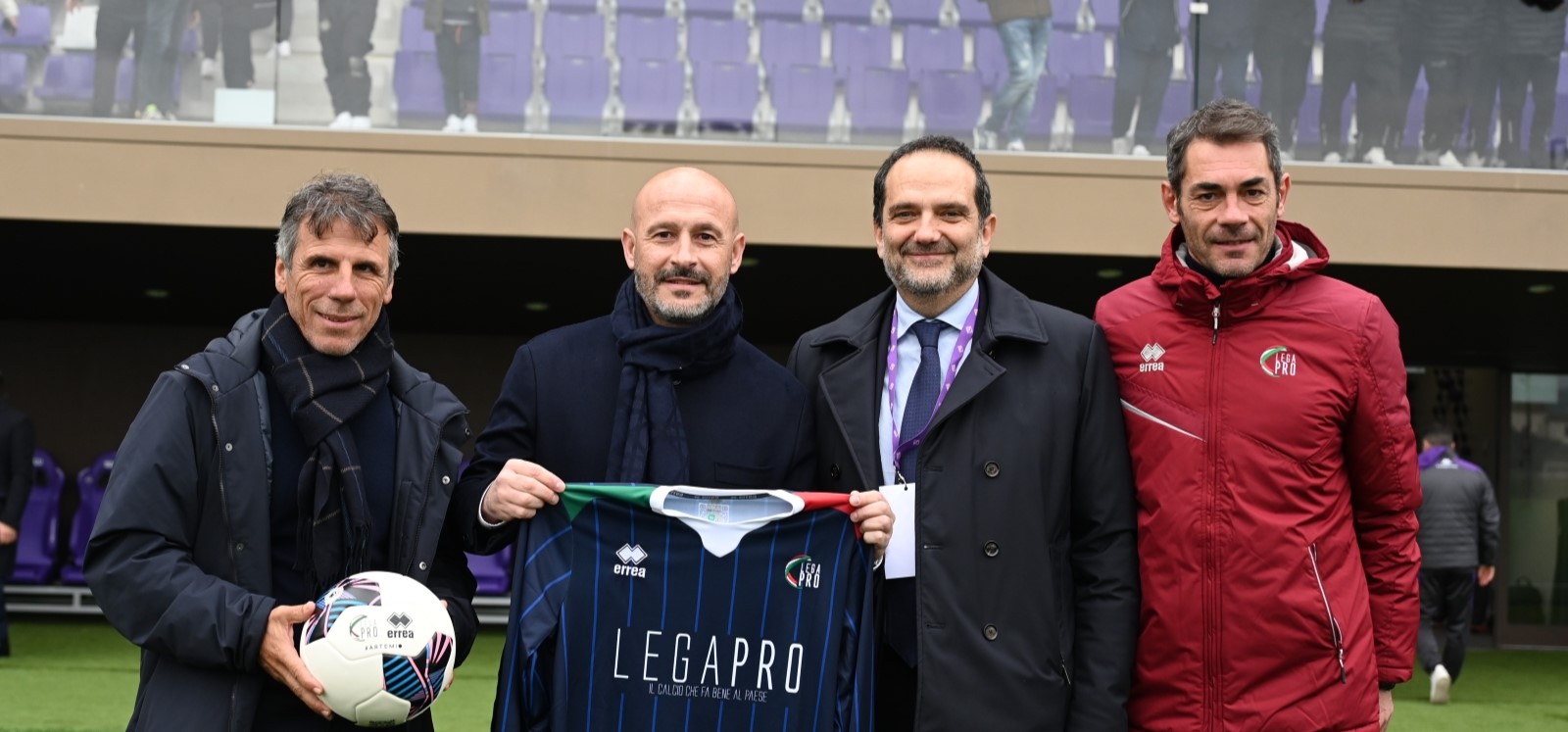 ZOLA AL VIOLA PARK CON LA RAPPRESENTATIVA DELLA SERIE C NOW