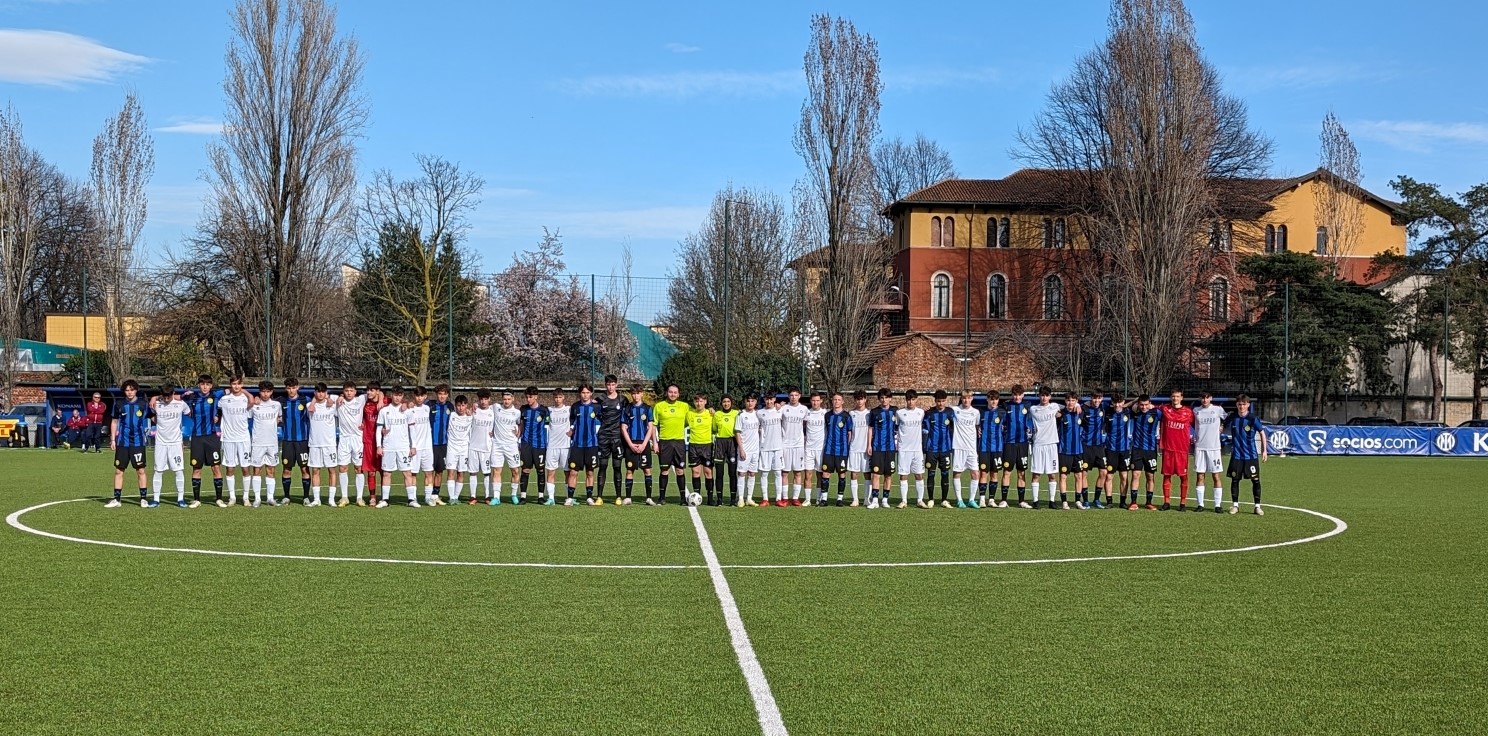 BELLA VITTORIA DELLA RAPPRESENTATIVA U16 DI LEGA PRO CONTRO L’INTER