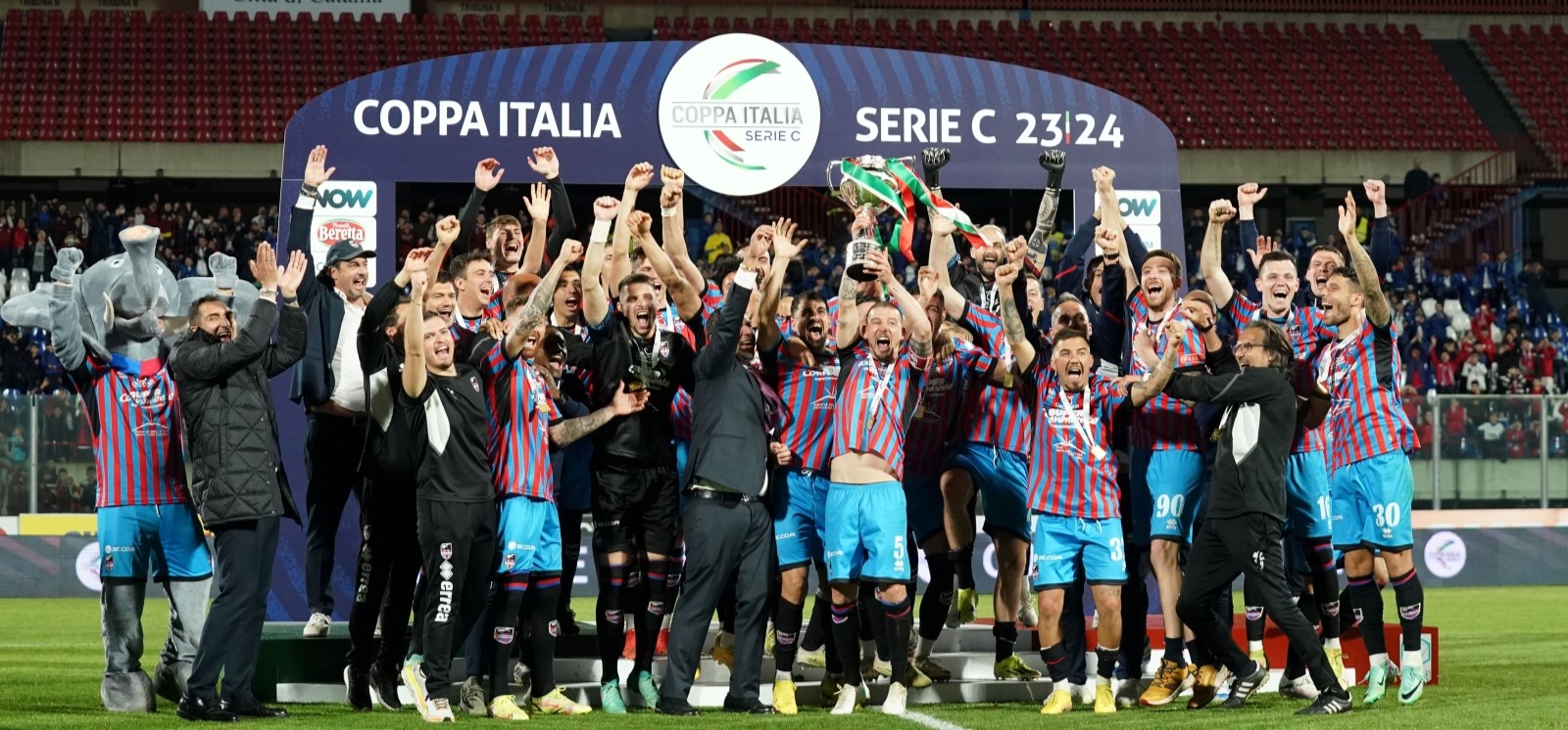 IL CATANIA VINCE LA COPPA ITALIA DI SERIE C