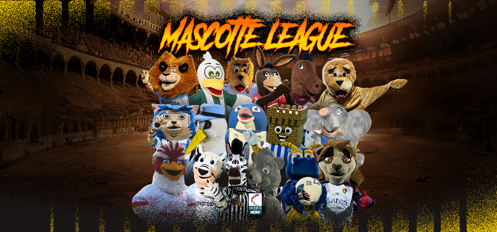 ARRIVA LA MASCOTTE LEAGUE DELLA SERIE C NOW