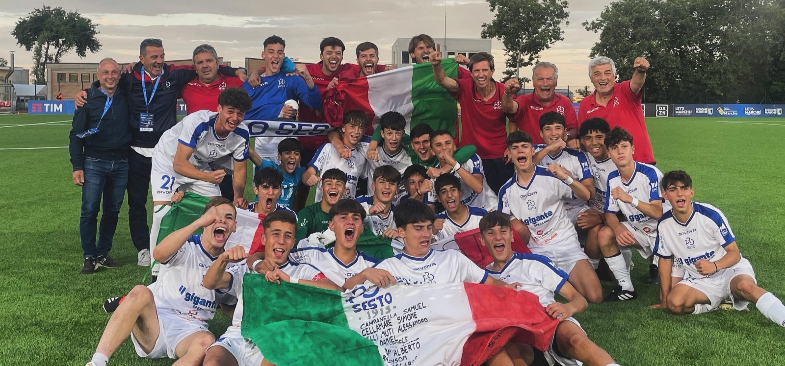 LA PRO SESTO È CAMPIONE D’ITALIA U15 DI SERIE C