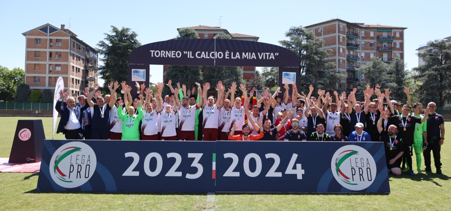 LEGA PRO, “IL CALCIO È LA MIA VITA” VITTORIA DELLO SPORT PARALIMPICO