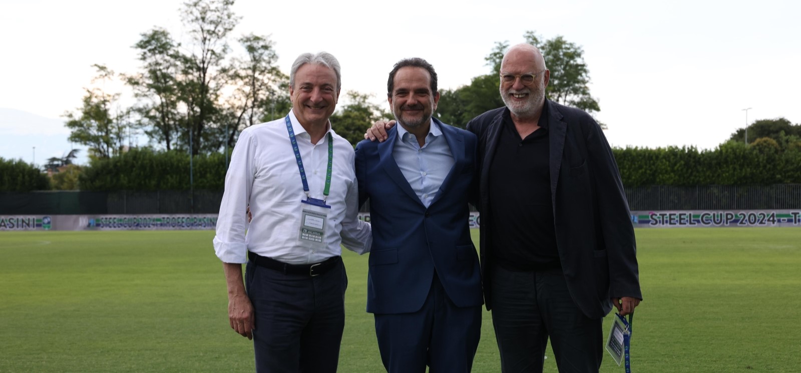 IL PRESIDENTE MARANI IN VISITA ALLA FERALPISALÒ PER LA STEEL CUP