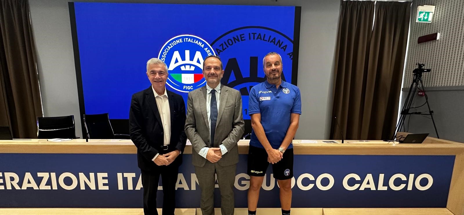 IL PRESIDENTE MARANI INCONTRA GLI ARBITRI DELLA SERIE C NOW