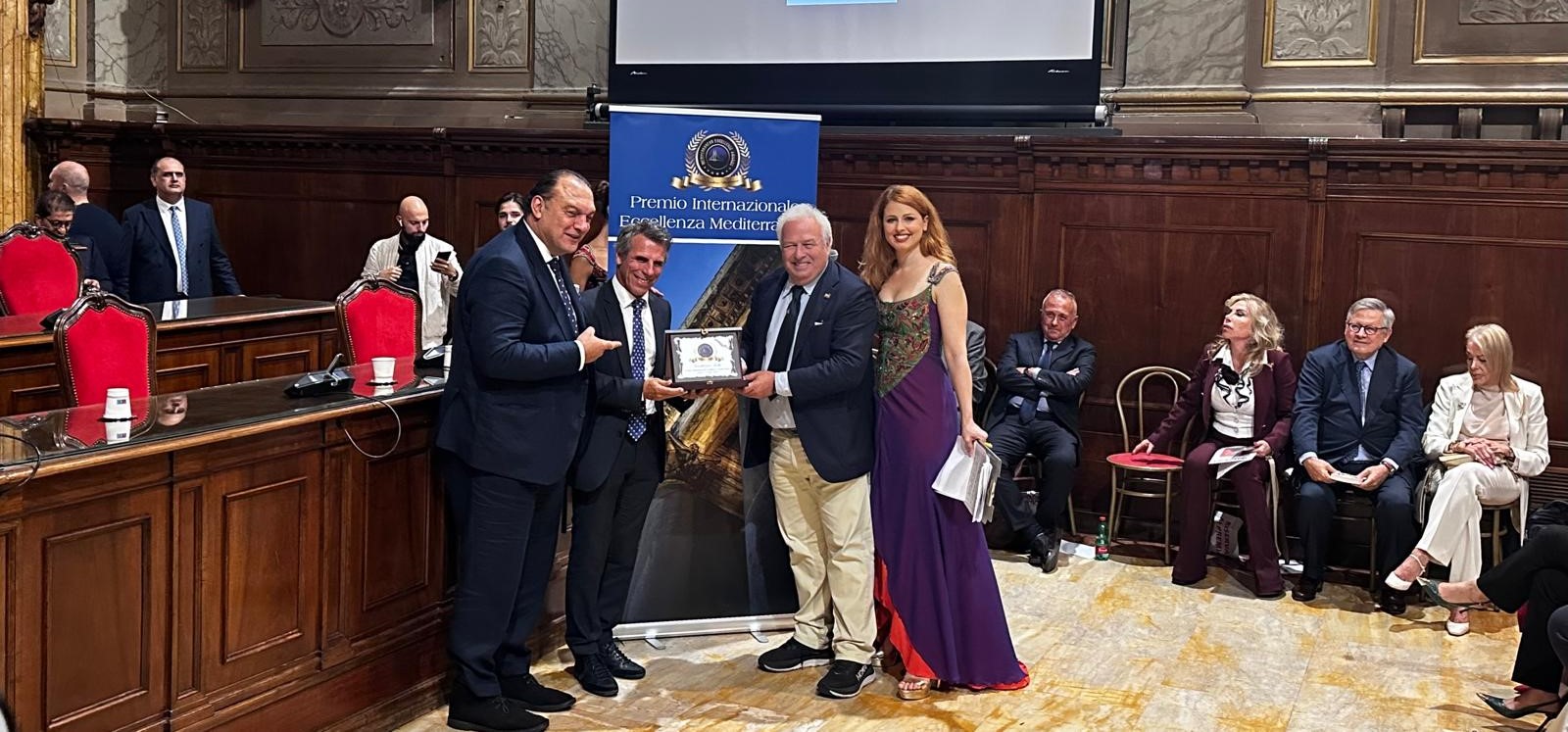 AL VICEPRESIDENTE ZOLA IL PREMIO MEDITERRANEO 2024