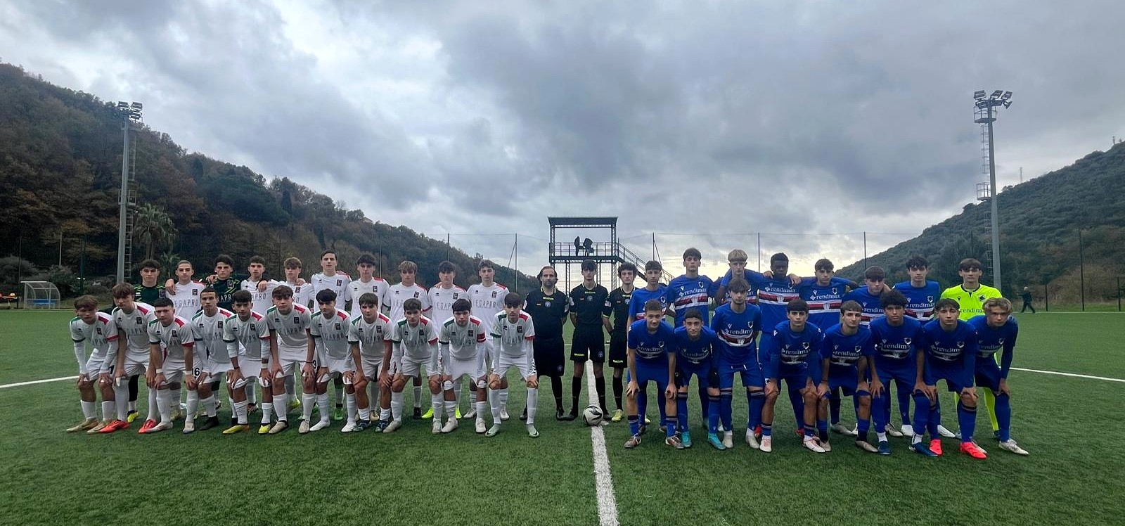 BUONA PROVA DELL’UNDER 16 DI SERIE C CONTRO LA SAMP