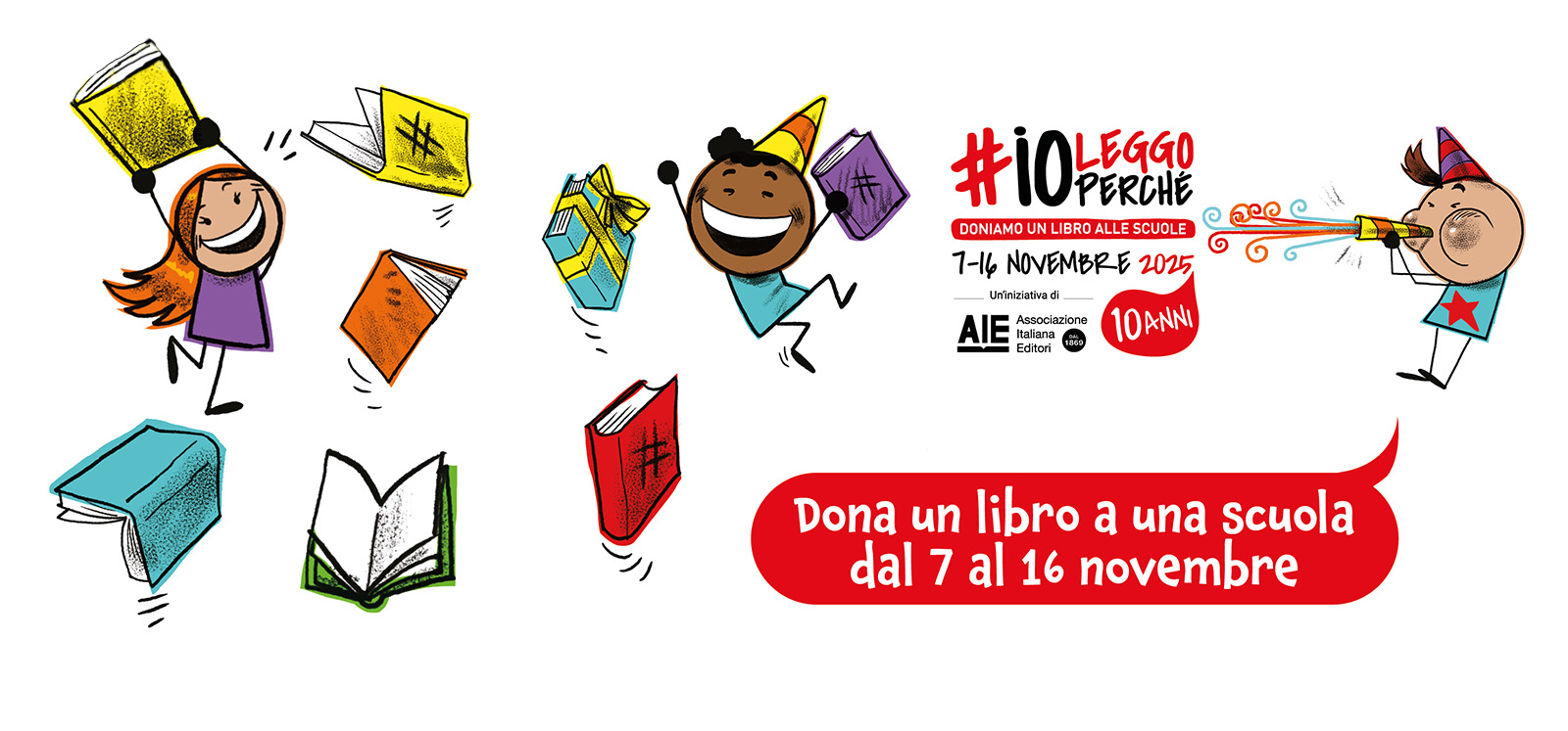 APPUNTAMENTO DAL 7 AL 16 NOVEMBRE CON #IOLEGGOPERCHÉ